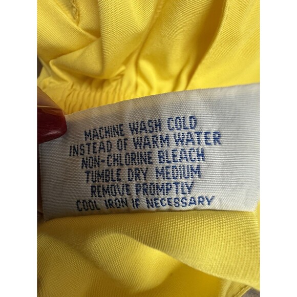 Reina Womens Yellow Flare-Leg Scrub Pants Size Medium - Picture 7 of 7